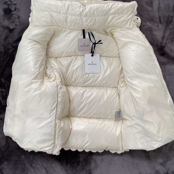 Women's Moncler Fare Quilted Faux Fur Jacket - Picture 9 of 11